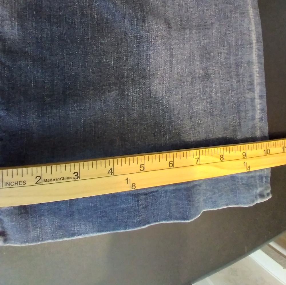 Sneak Peek Womens Wide Leg Denim Jean Size 28 Streatwear Western - Picture 5 of 10